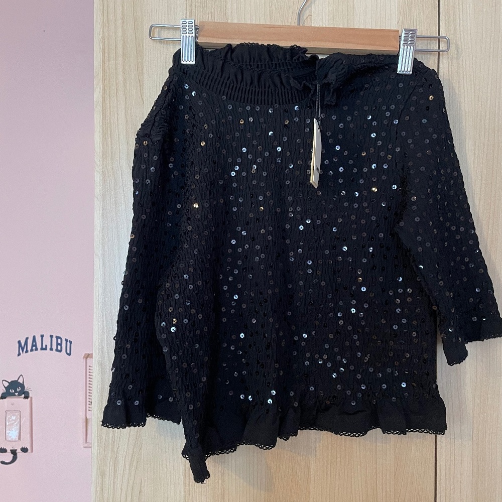 Sandro Sequin Top size S